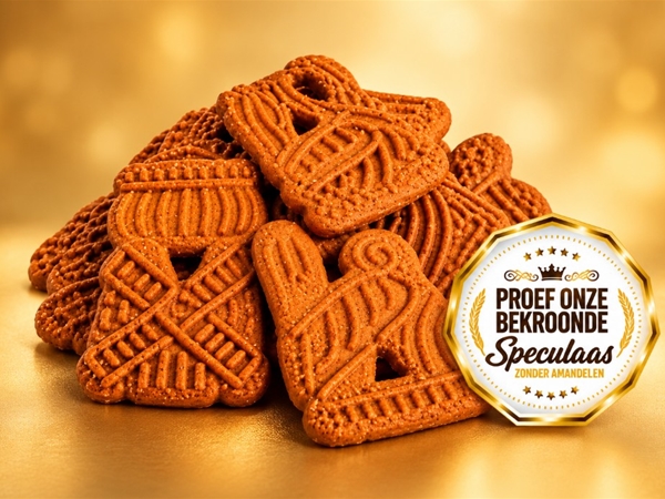 Met goud bekroond