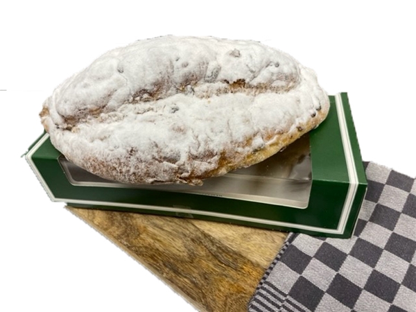 Kleine stol spijs in feestelijke doos