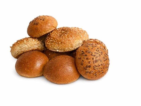 Mini bruine bolletjes met pitten&nbsp;(10)