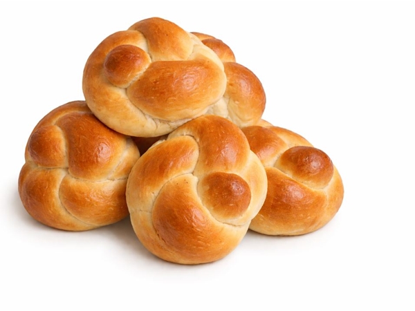 Luxe gevlochten broodjes&nbsp;(6)