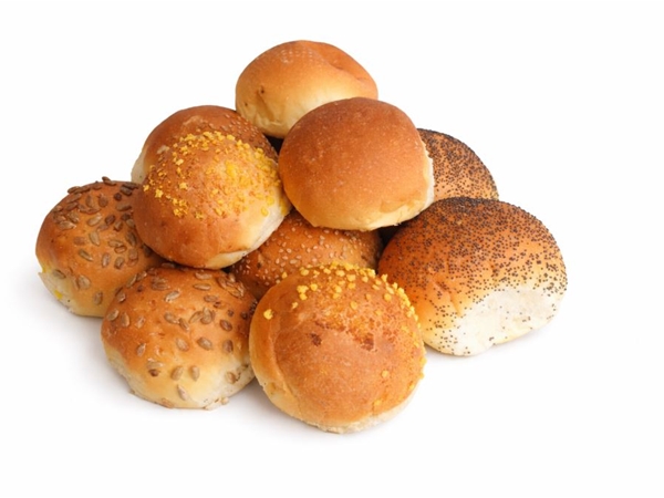 Mini witte bolletjes met zaden&nbsp;(10)