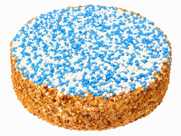 BESCHUITTAART JONGEN 10-12per blauw slag