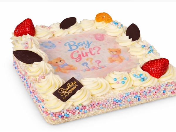 Genderreval taart 10-12 personen