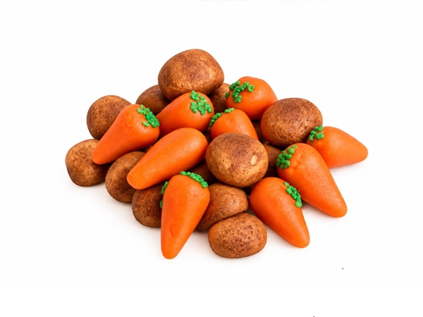 Marsepein aardappels en peentjes 150 gr