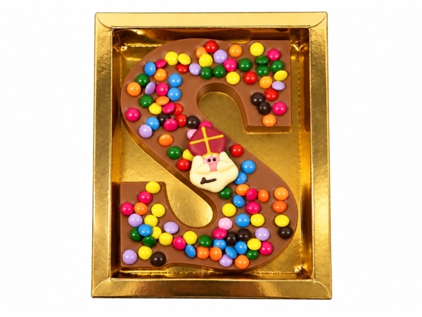 Chocoladeletter smartie